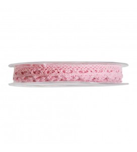 Ruban dentelle couleur rose...