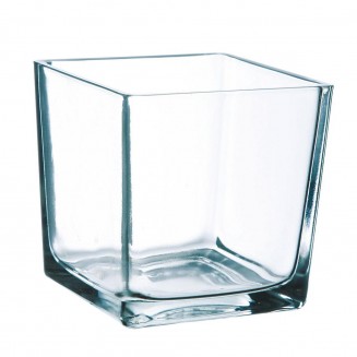 Cube en verre transparent...